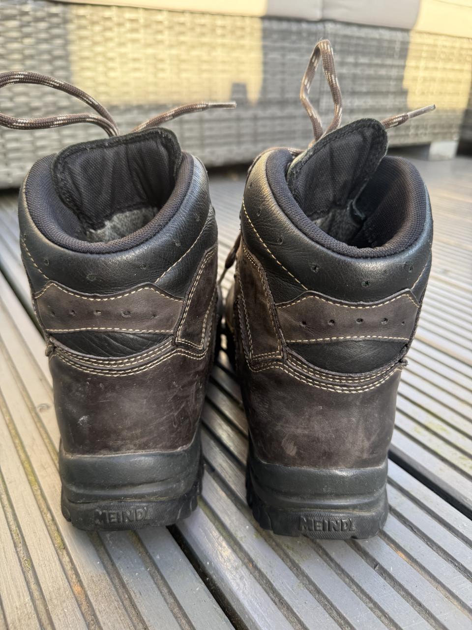 Weinig gebruikte bergschoenen/wandelschoenen Meindl maat 44