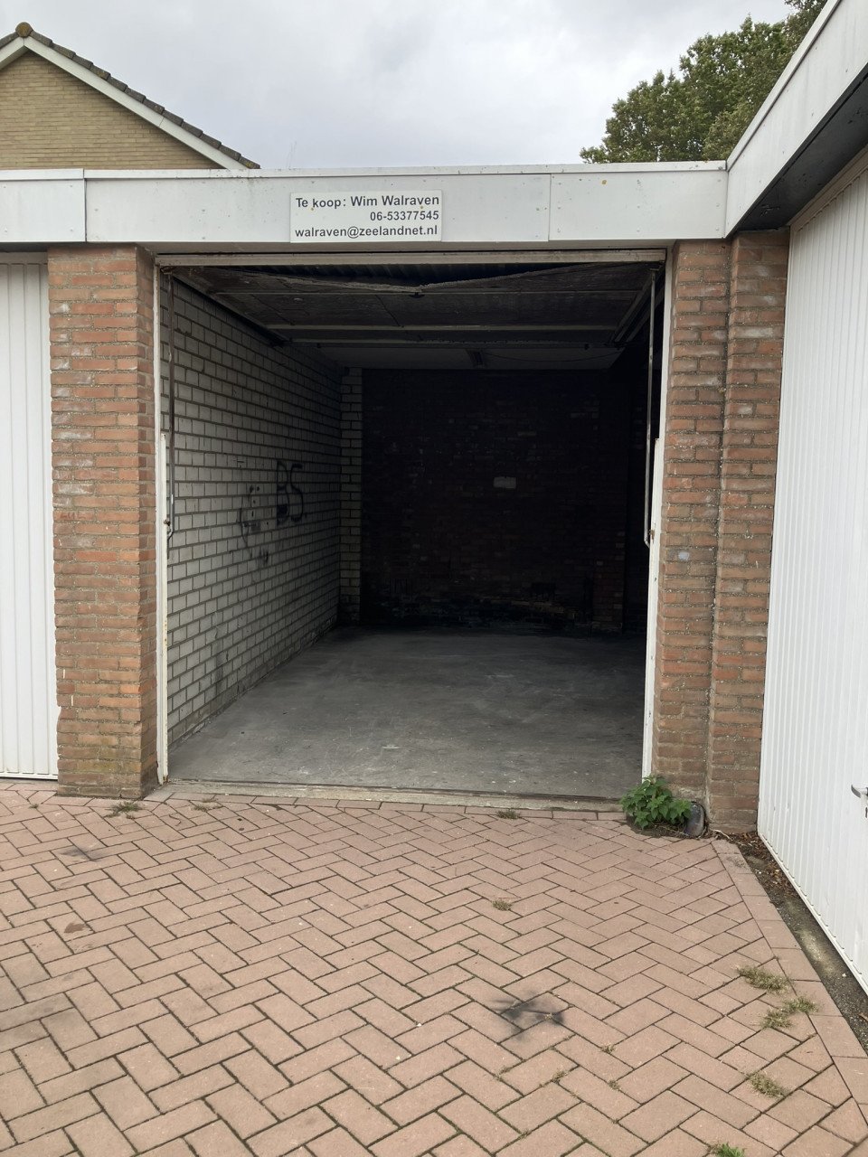 Te koop 3 dubbele extra hoge garagebox