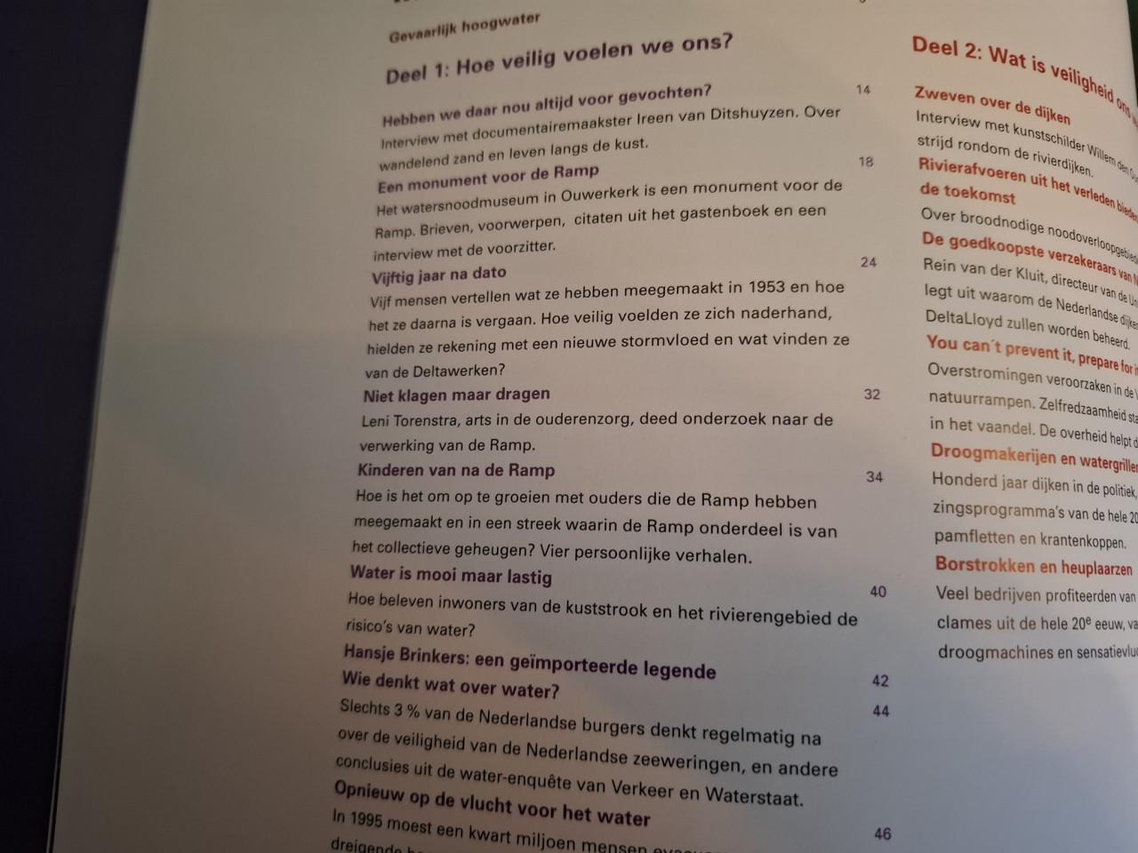 Hoog Water - 50 jaar na de watersnoodramp, door Inez Flameling