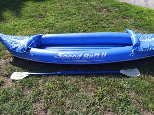 Opblaasbare kajak - kano Speedraft met peddel