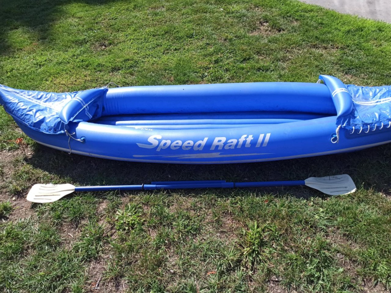 Opblaasbare kajak - kano Speedraft met peddel