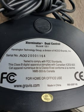 Zgan Gravis xterminator dual control joystick in werkende staat....