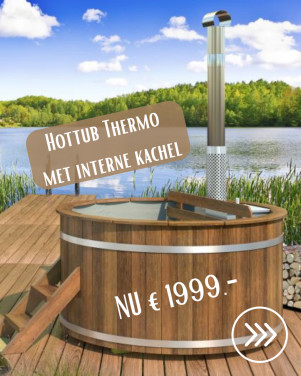Hottub met interne kachel