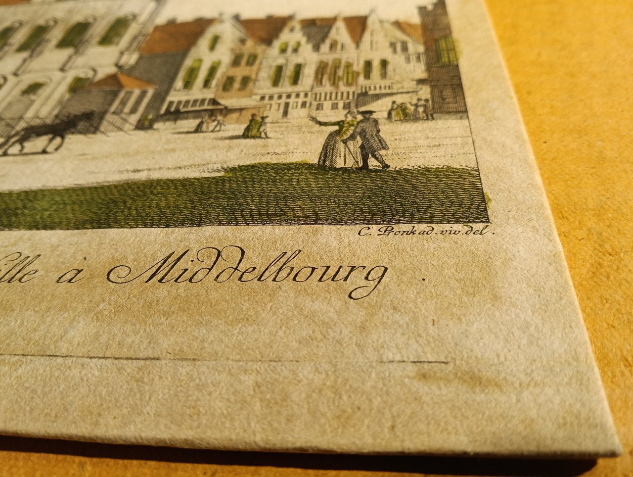 1765 Opticaprent stadhuis Middelburg!