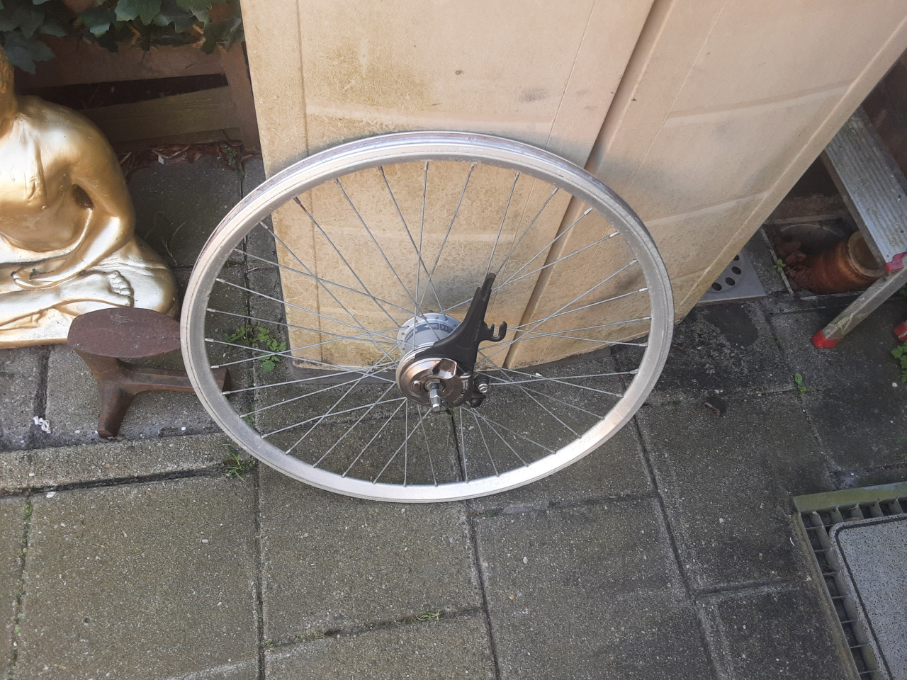 Set 26 inch nexus wielen, 3 speed, rollerbrake rem