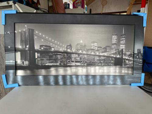 Schilderij New York met twintowers