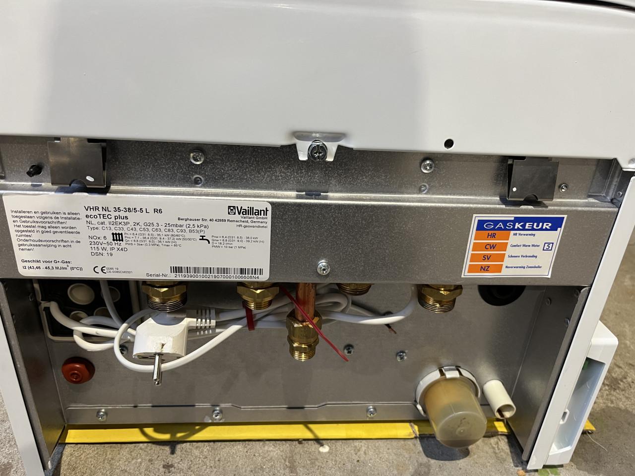 Vaillant ecoTEC plus HR-combi ketel (2019)