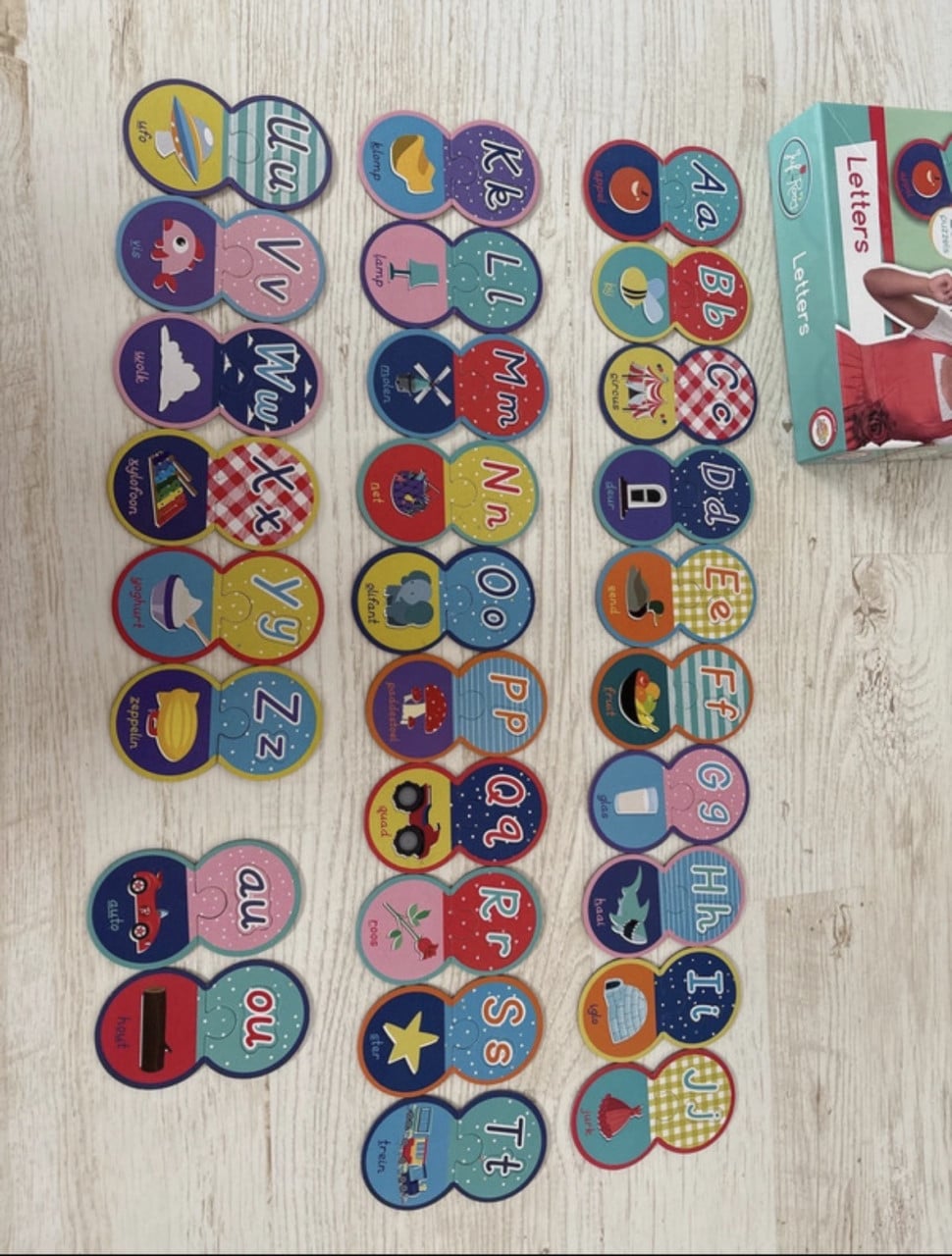 Juf Roos puzzel alfabet