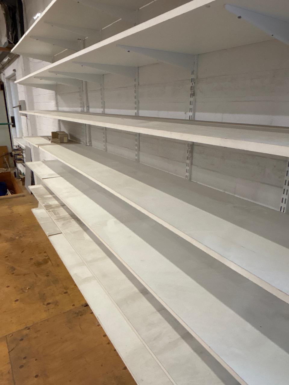 Wandrek voor garage of schuur