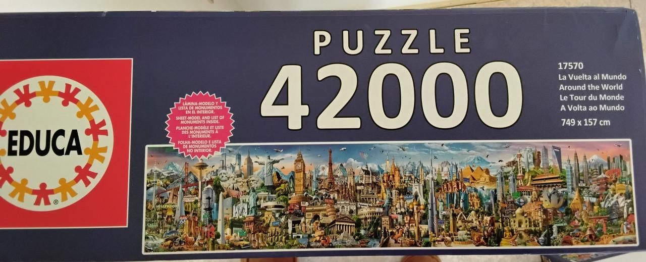 Educa legpuzzel: Around the world 42000 stukjes