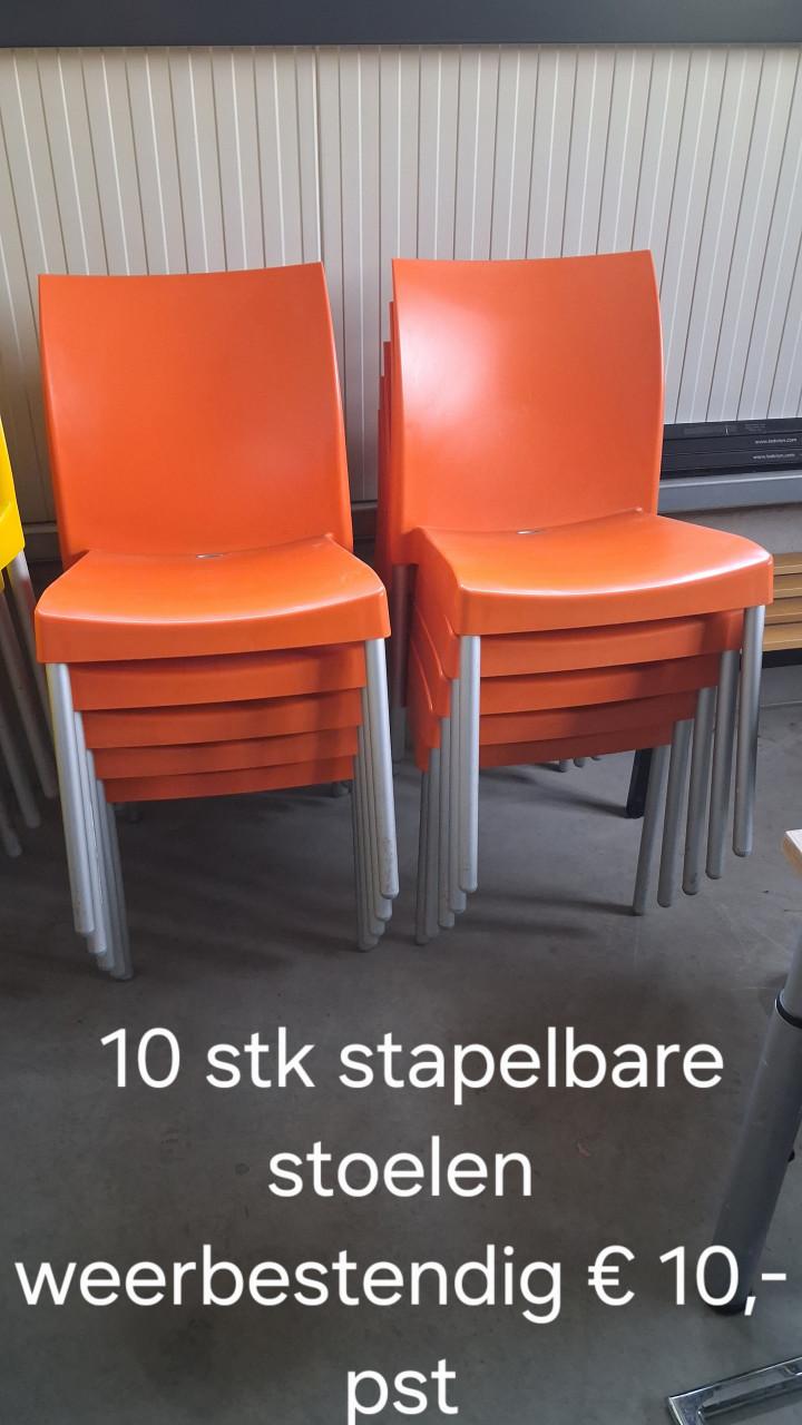 Stapelstoelen stoel