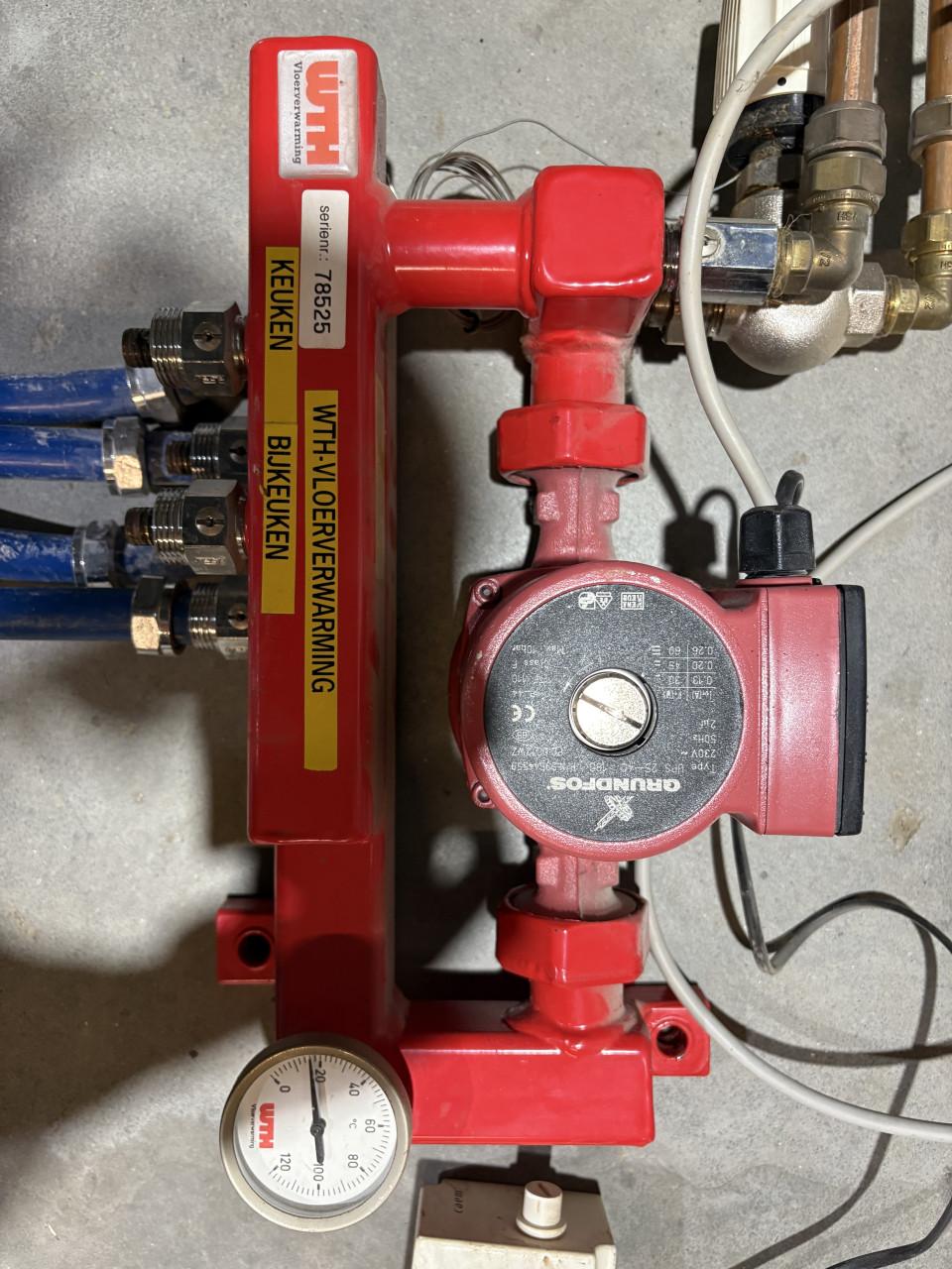 Verdeler vloer verwarming