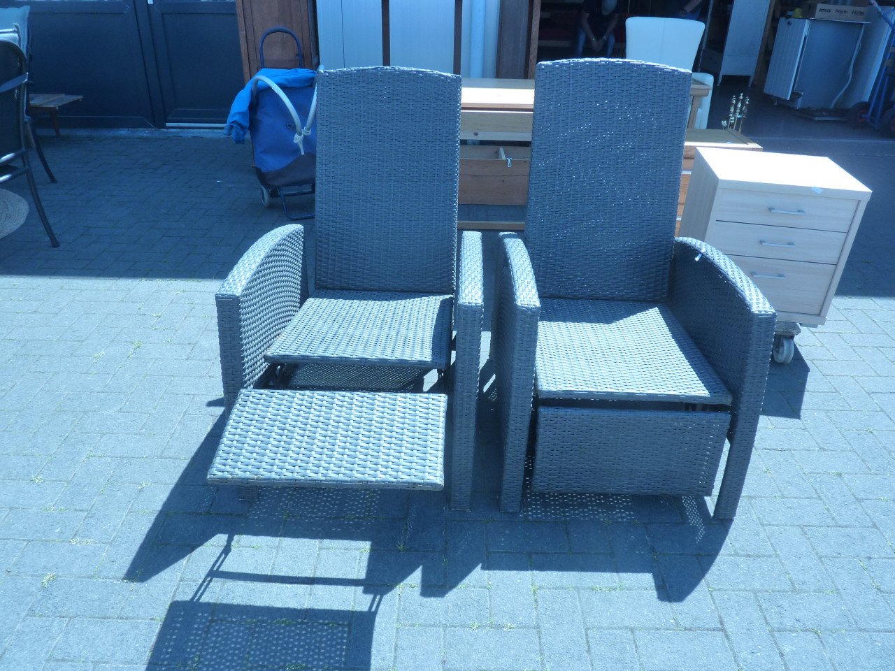 Tuinstoelen wicker