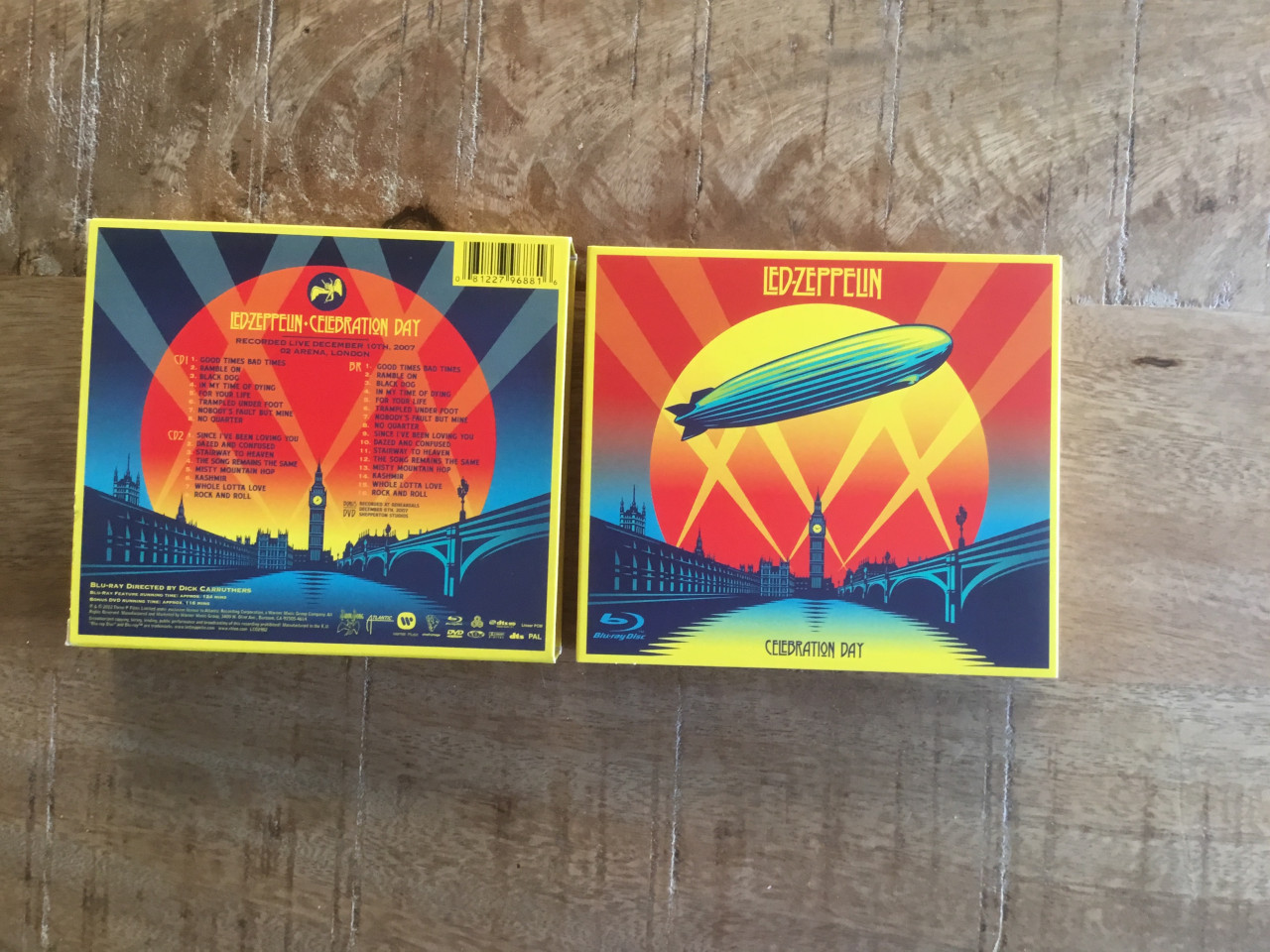 Led Zeppelin Celebration Day 2cd+blueray+dvd met extra’s.