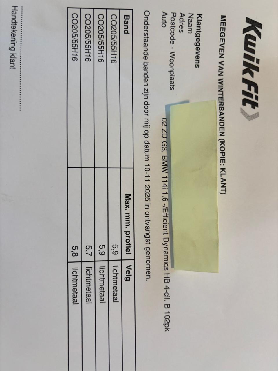 BMW 1-serie Winterbanden op lichtmetalen velgen