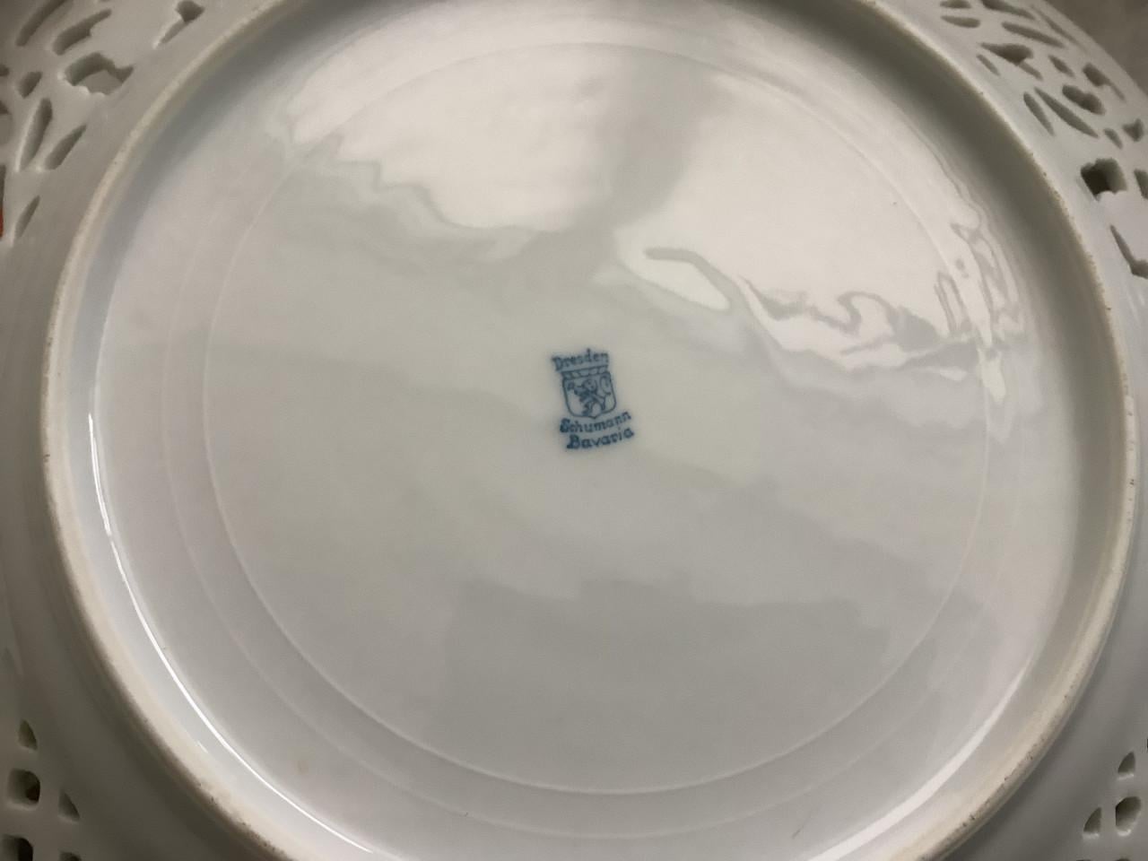 Dresden Schumann Bavaria Schalen met Ajour Rand