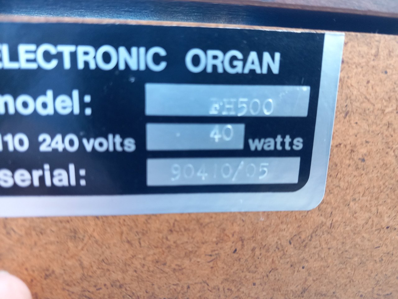 Elektronisch orgel
