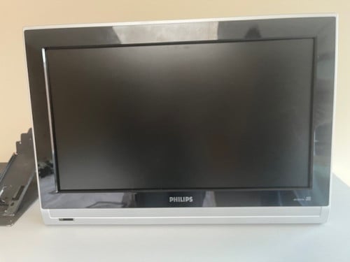 TV met beugel