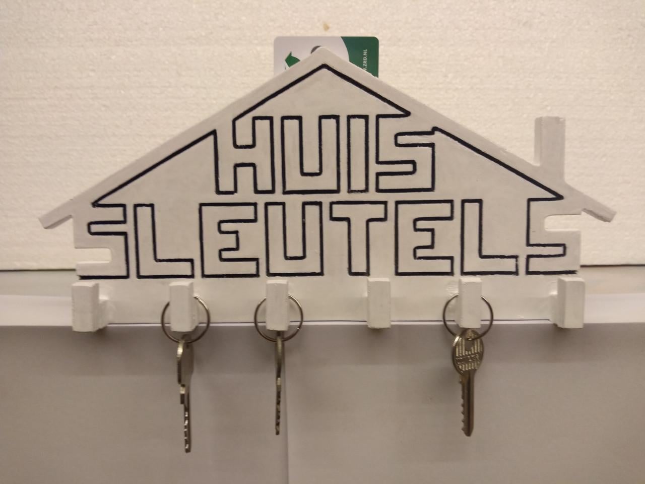 Berg u sleutels op ,op één vaste plaats in u mancave en of meterkast.