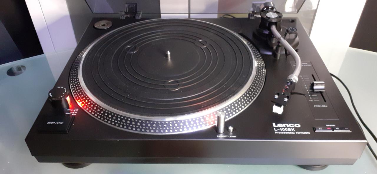 Lenco l-400bk proffesionele draaitafel direct drive