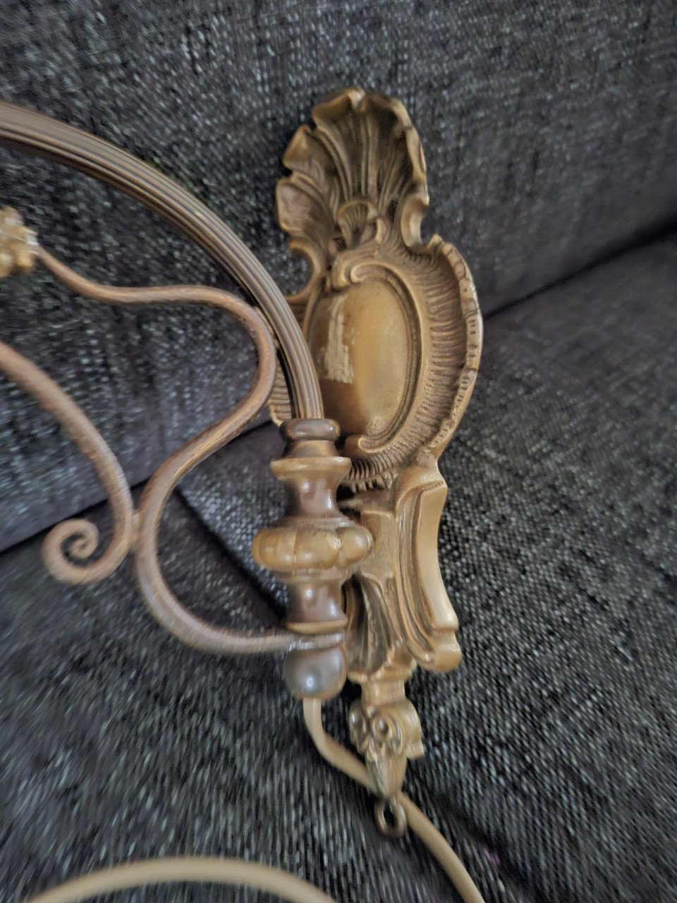 Oude wand lamp