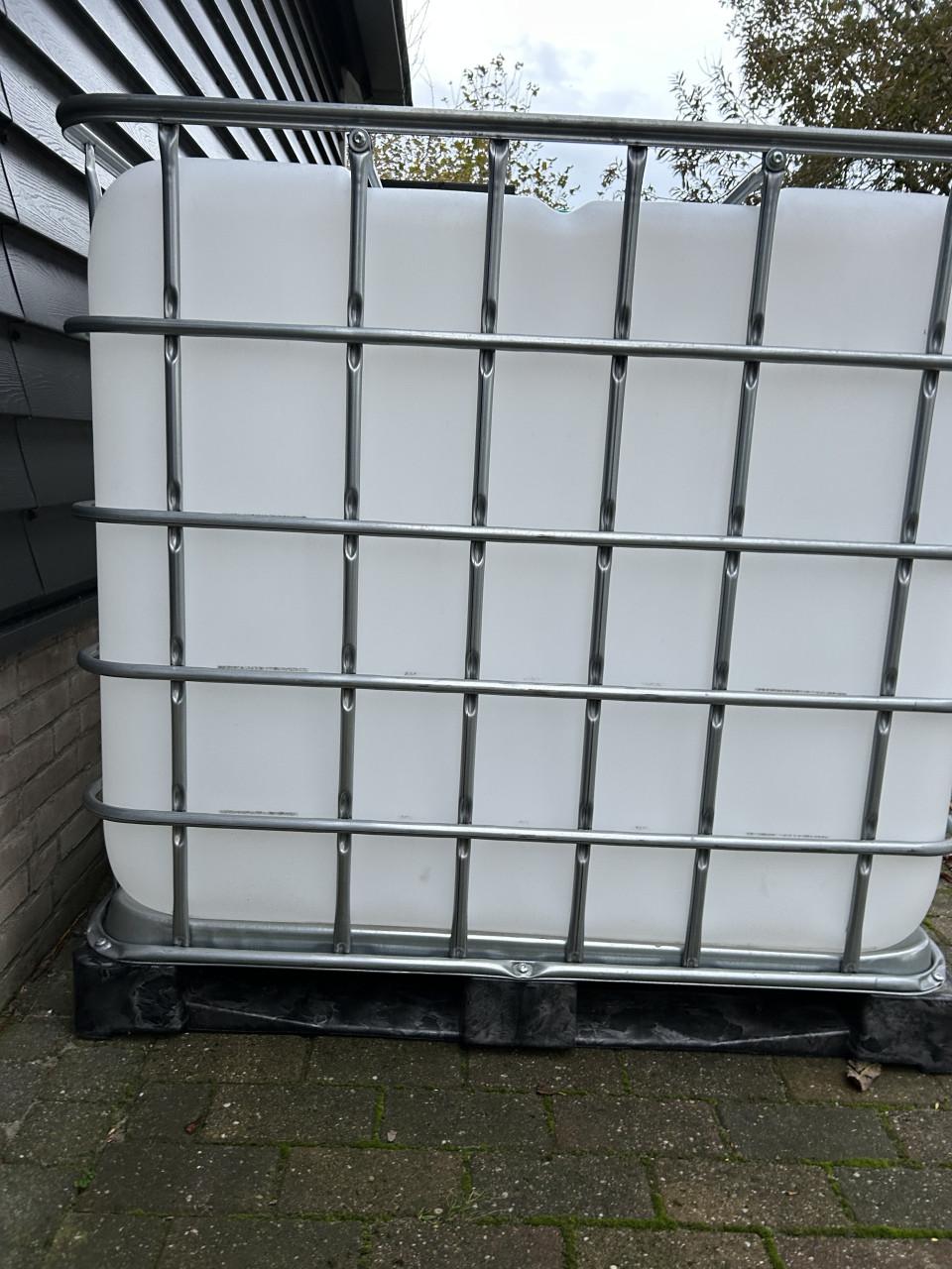 Watertank 1000 liter vat IBC 1 m3 tank reservoir