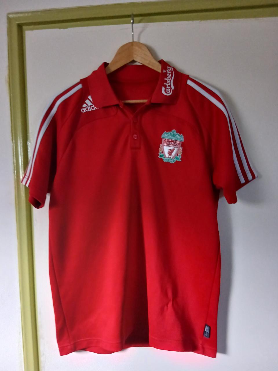 Liverpool shirt adidas/carlsberg maat M