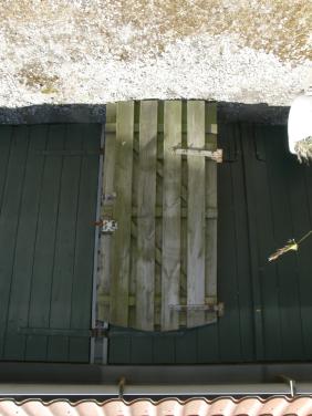 Houten tuinpoort € 25,00