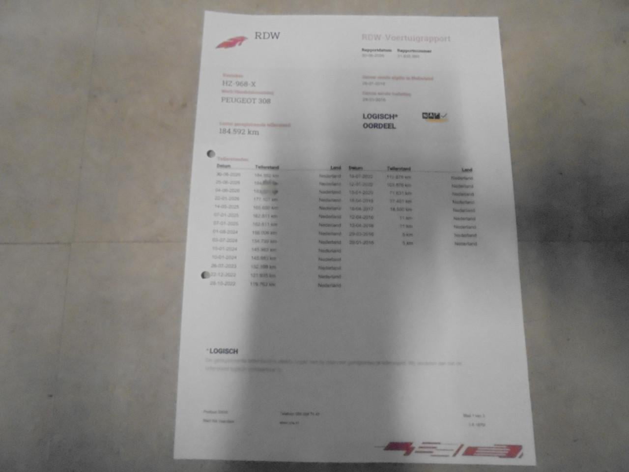 308 1.2 Pure Tech Style in de SW uitvoering Bouwjaar 2016 met N.A.P