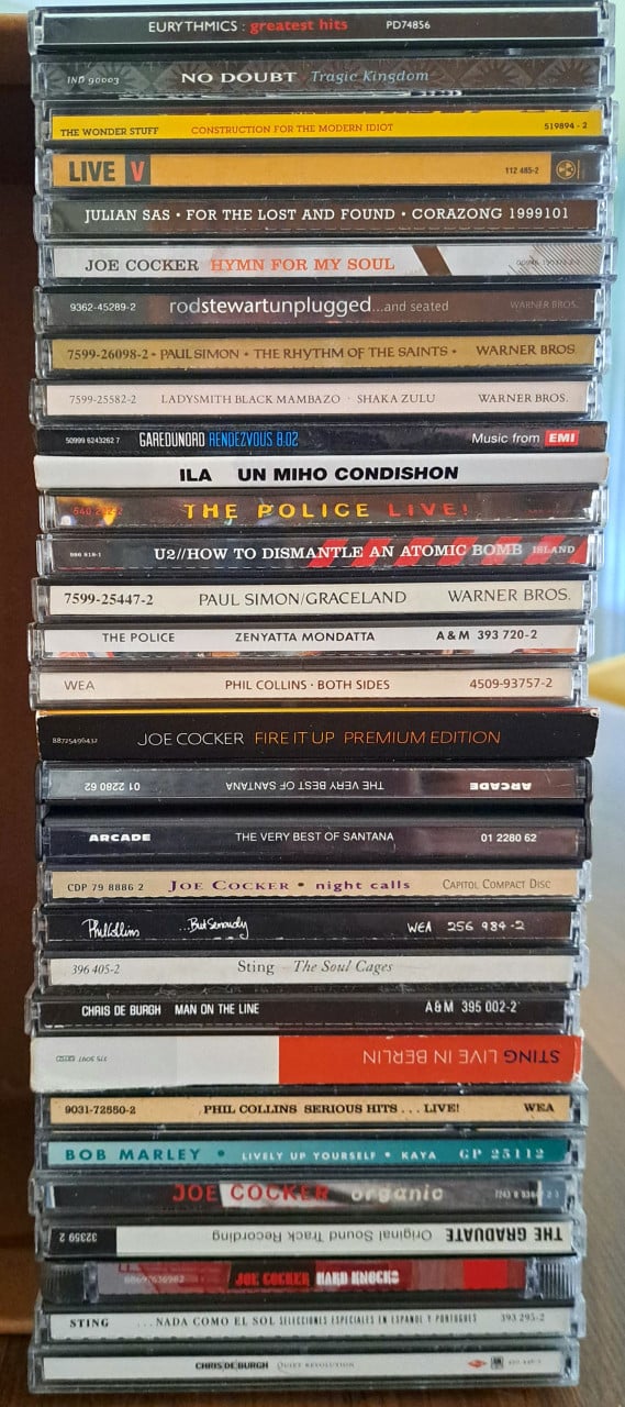 Verzameling van 166 CD's in één koop