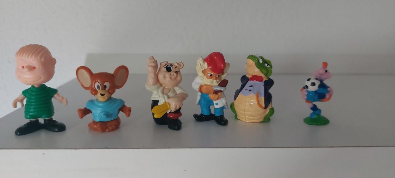 Te koop 6 vintage verzamelfiguurtjes