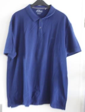 Blauwe  polo maat xxl