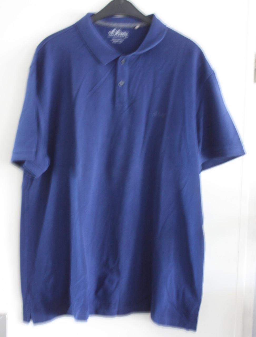 Blauwe  polo maat xxl