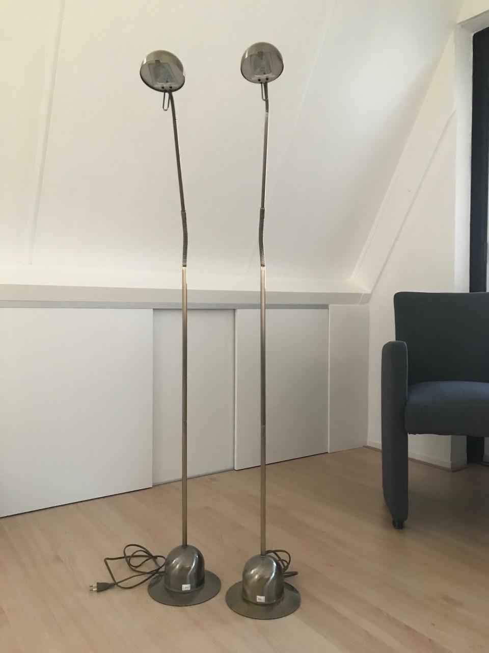 Staande lampen van koper - 135 cm hoog