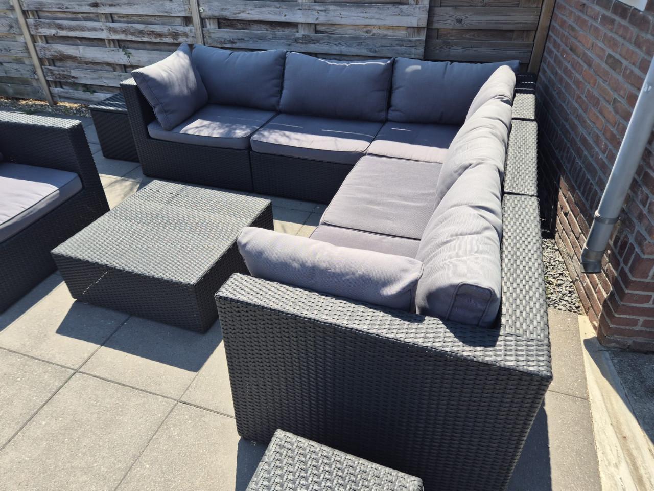 Complete Loungeset 250 x 250 cm (Bezorging mogelijk)