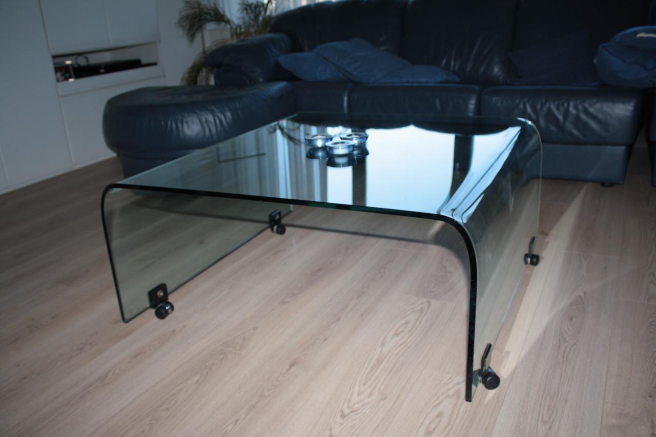Glazen salontafel