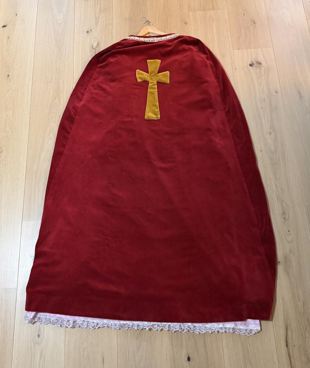 Prachtig vintage Sinterklaaspak – handgemaakt en vol karakter!