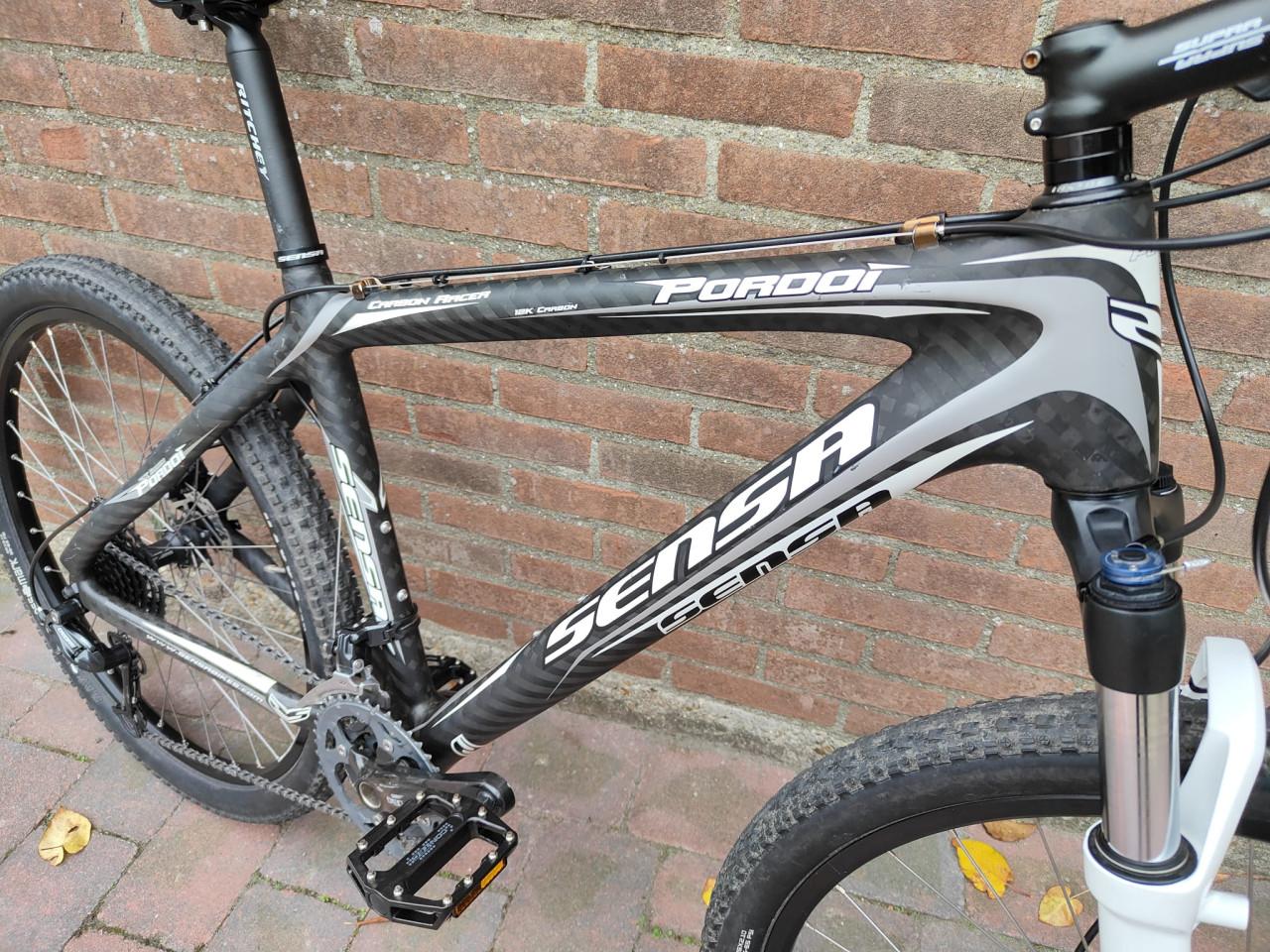 Sensa mountainbike Carbon zeer lichte fiets deore Rock Shox