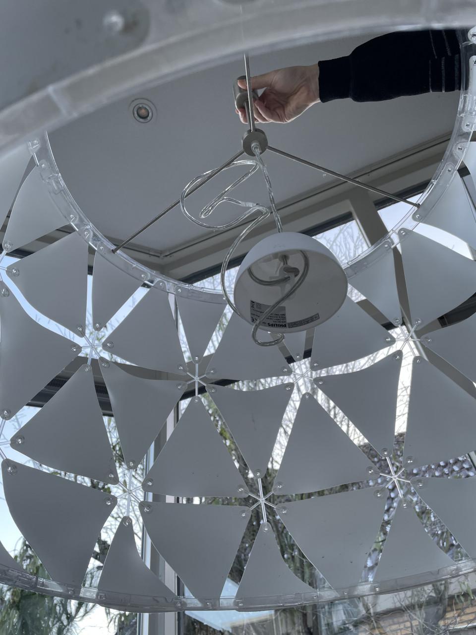 Mooie moderne witte design hanglamp
