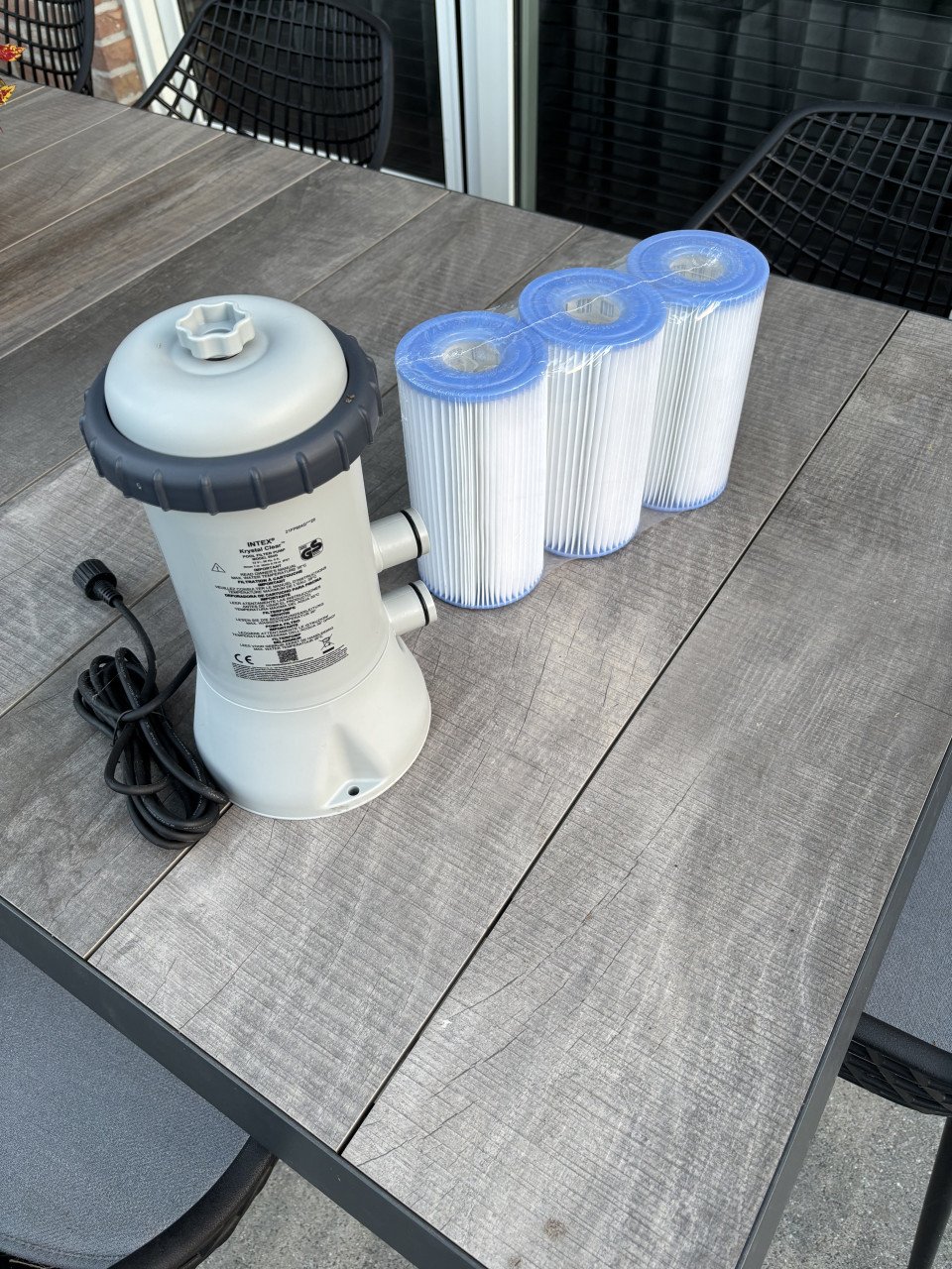 Zwembad filterpomp intex