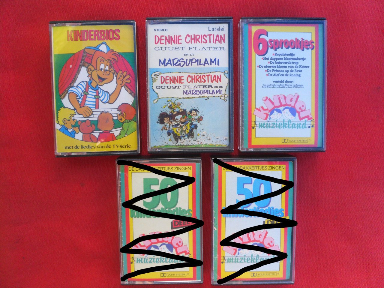 DIV CASSETTE BANDJES