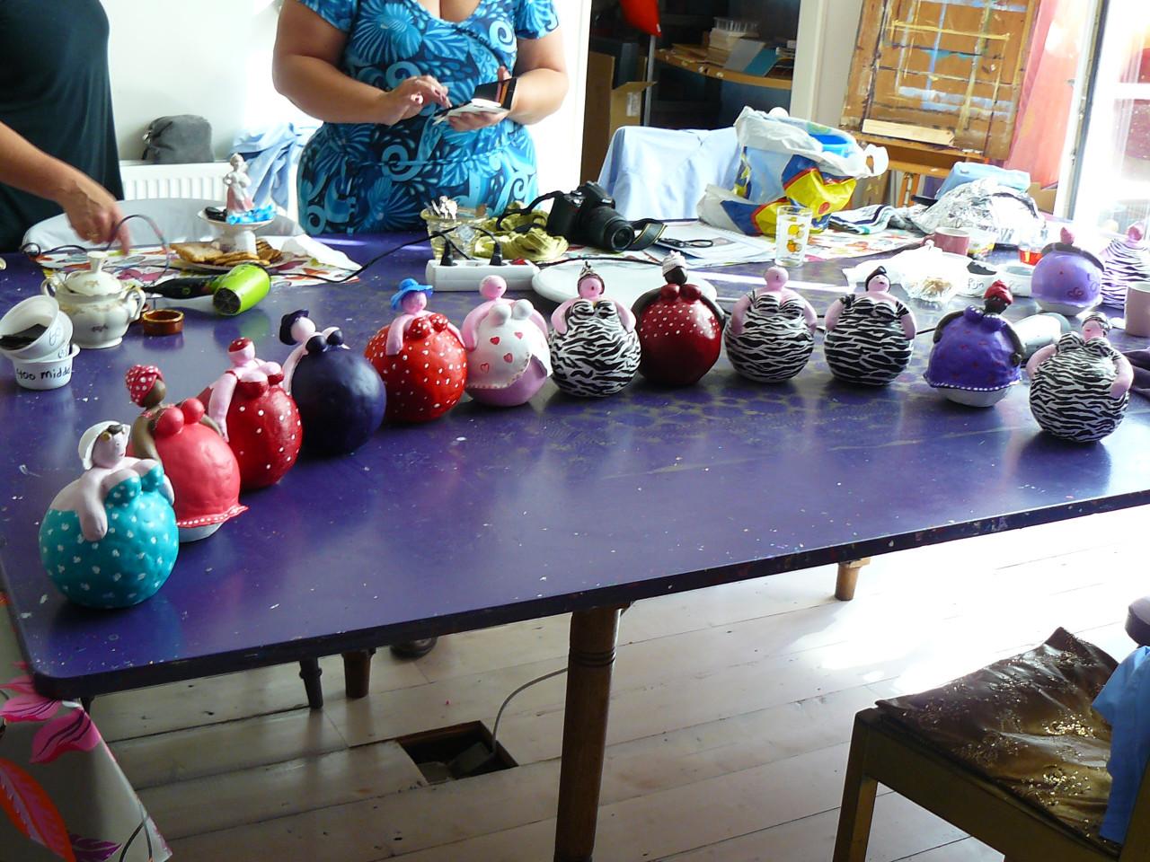 Workshop dikke dame (Heer) van klei