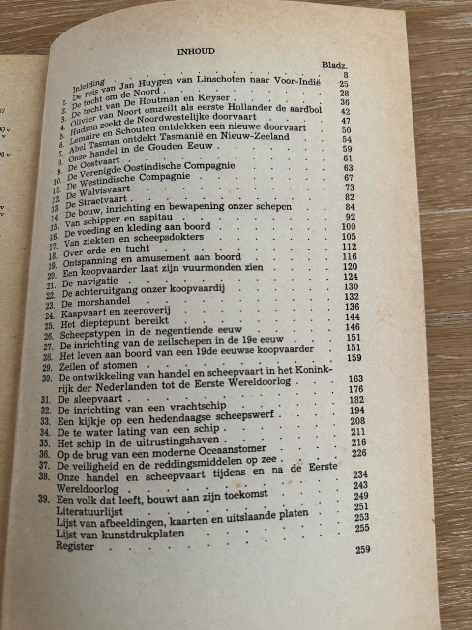 Te Roer en Te Waak van W. van Dam - Scheepvaartboek