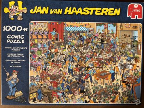 Jan van Haasteren NK puzzelen 1000 stukjes
