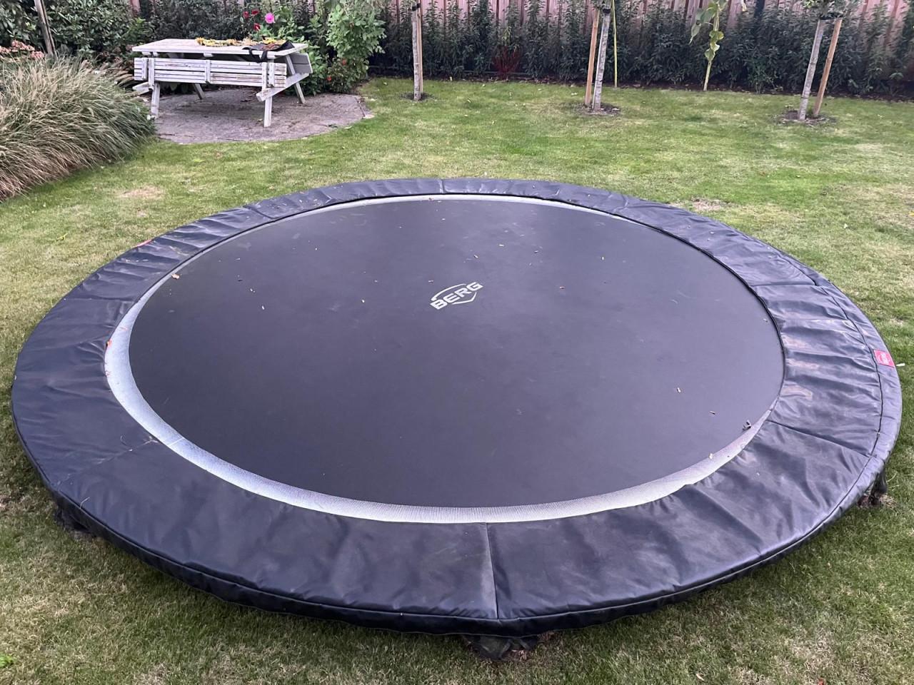 Trampoline inground