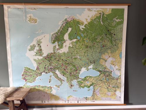 Oude landkaart Europa