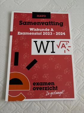 Examenoverzicht samenvatting wiskunde A 2023/2024