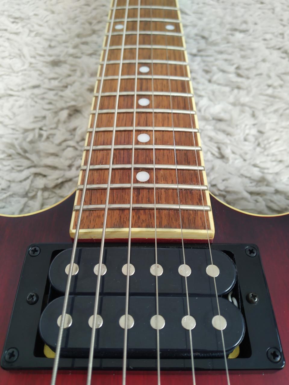 Ibanez AS-53 Sunburst Red Flat z.g.a.n. met gigbag, 175 euro.