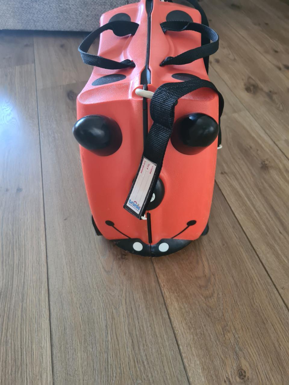 Trunki Kinderkoffer Lieveheersbeestje - Rood