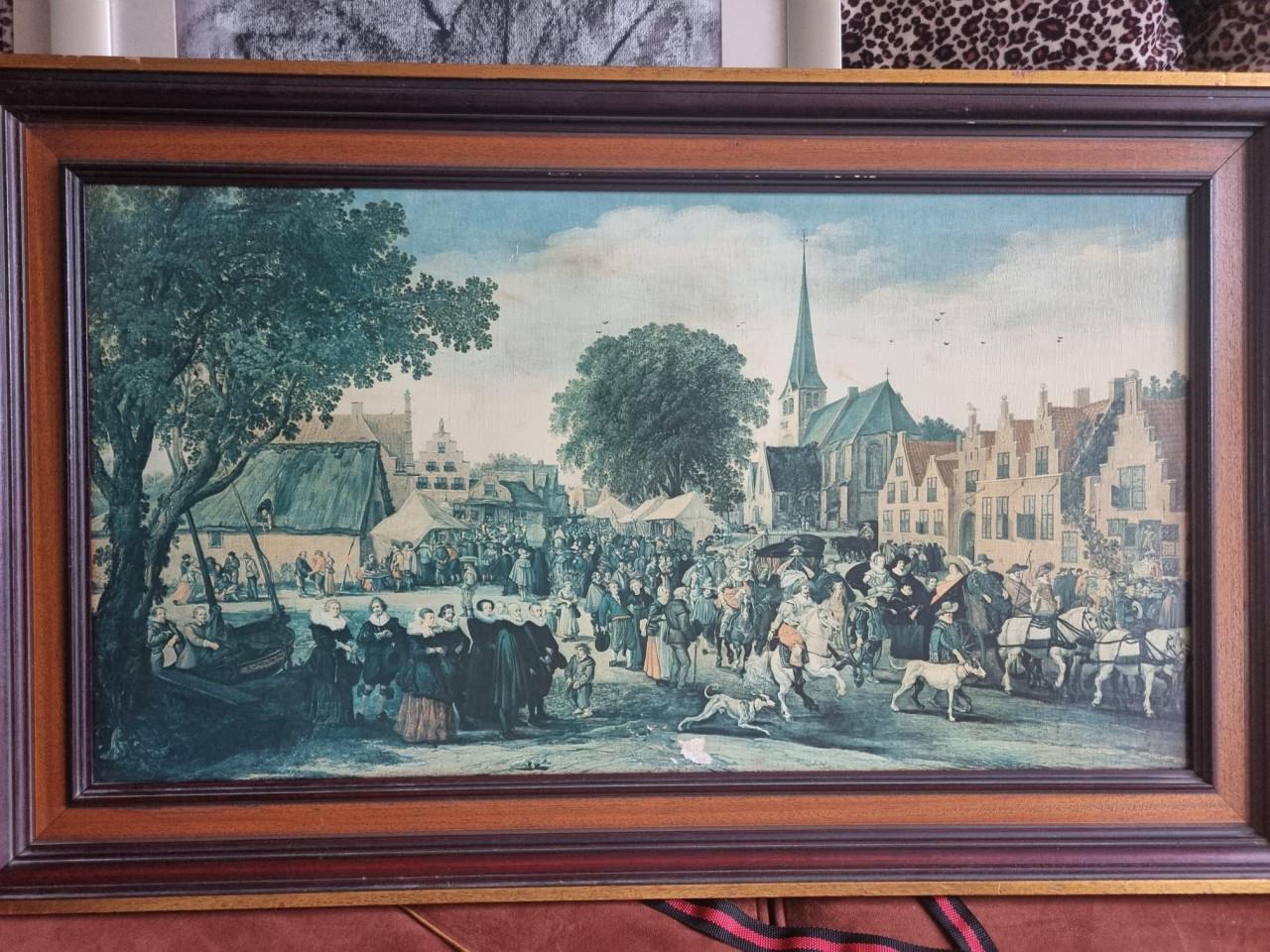 Parijs la tour Eifel & Pen TEKENING van AMSTERDAM &........v.d. Velde